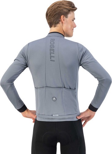 Rogelli-Maillot Manches Longues Velo Essential - Homme - Graphite-3