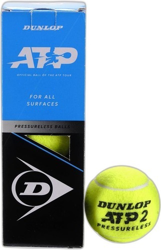 DUNLOP-Lot de 3 balles de tennis Dunlop Atp Pressureless-image-1