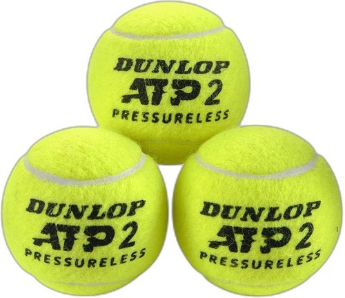 DUNLOP-Lot De 3 Balles De Tennis Dunlop Atp Pressureless-1