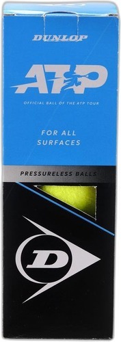 DUNLOP-Lot De 3 Balles De Tennis Dunlop Atp Pressureless-0