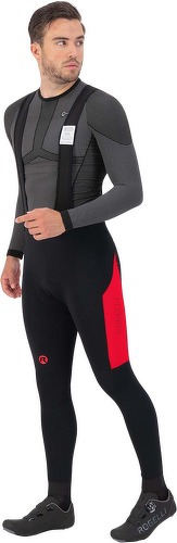 Rogelli-Cuissard Long Velo Avec Bretelless Avec Peau Tyro - Homme - Noir/Rouge-3