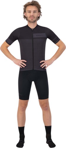 Rogelli-Maillot Manches Courtes Velo Block - Homme - Noir-4