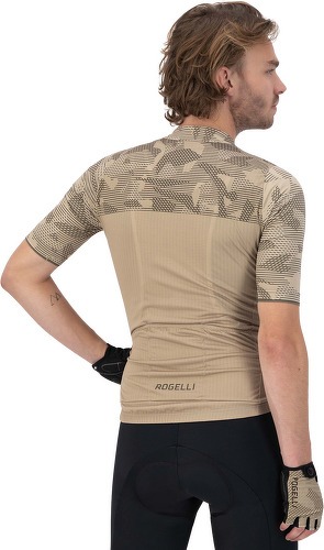 Rogelli-Maillot Manches Courtes Velo Camo - Homme - Sable-3