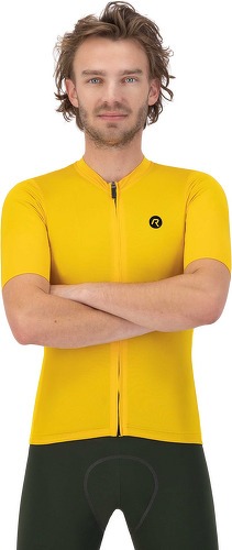 Rogelli-Maillot Manches Courtes Velo Distance - Homme - Jaune-2