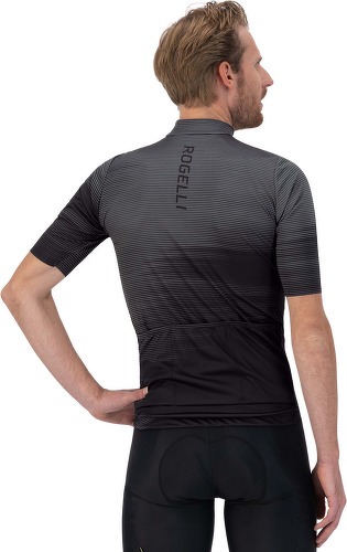 Rogelli-Maillot Manches Courtes Velo Glitch - Homme - Noir/Gris-3
