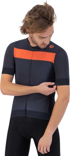 Rogelli-Maillot Manches Courtes Velo Prime - Homme - Bleu/Orange-2