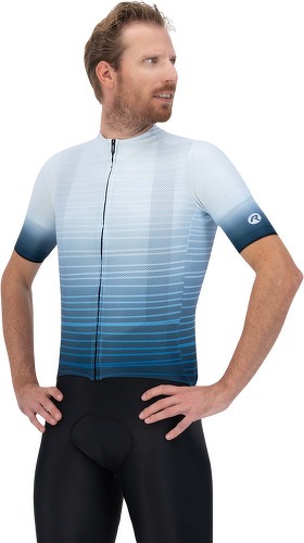 Rogelli-Maillot Manches Courtes Velo Surf - Homme - Bleu/Blanc-2