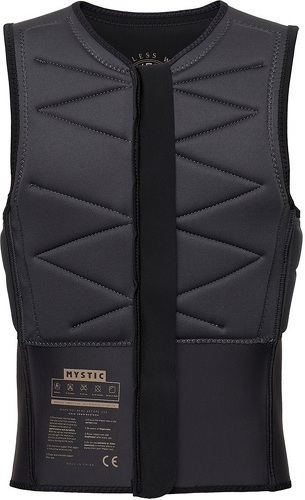 Mystic-Mystic Hommes Outlaw Front Zip Impact Vest - Black-2