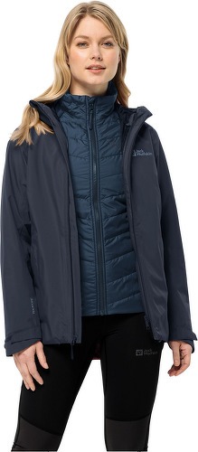 Jack wolfskin-Veste Imperméable 3 En 1 Jack Wolfskin Glaabach-4