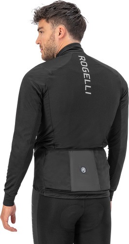 Rogelli-Veste Velo Manches Longues Hiver Radius - Homme - Noir-3