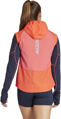 adidas Performance-Veste de running sans manches demi-zip Adizero-2