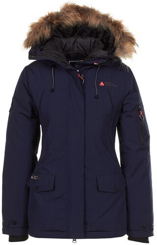 PEAK MOUNTAIN-Parka de ski avec vraie fourrure femme AKADOZ-0