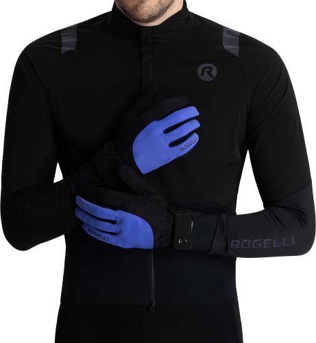 Rogelli-Gants Velo Long De Hiver Core - Homme - Bleu-1
