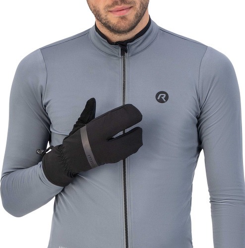 Rogelli-Gants Velo Long De Hiver Nova Lobster - Homme - Noir-1