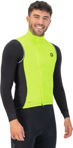 Rogelli-Gilet Coupe-Vent Velo Essential - Homme - Fluor-2