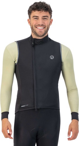 Rogelli-Gilet Coupe-Vent Velo Essential - Homme - Noir-2