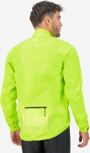 Rogelli-Veste Velo Manches Longues Pluie Vent Core - Homme - Jaune-3