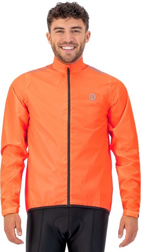 Rogelli-Veste Velo Manches Longues Pluie Vent Core - Homme - Orange-2