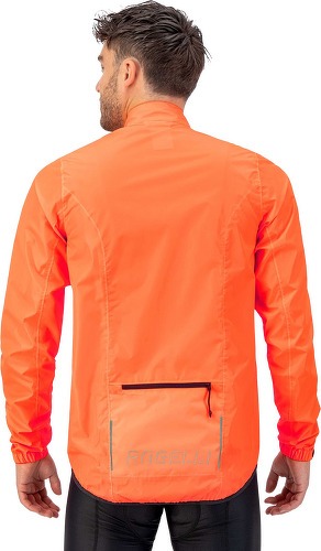 Rogelli-Veste Velo Manches Longues Pluie Vent Core - Homme - Orange-3