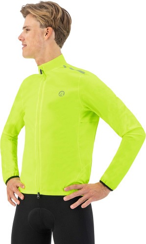 Rogelli-Veste Velo Manches Longues Pluie Vent Distance - Homme - Jaune-2