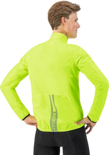 Rogelli-Veste Velo Manches Longues Pluie Vent Distance - Homme - Jaune-3