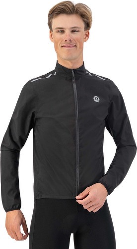 Rogelli-Veste Velo Manches Longues Pluie Vent Distance - Homme - Noir-2