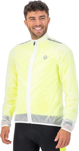 Rogelli-Veste Velo Manches Longues Pluie Vent Emergency - Homme - Blanc-2