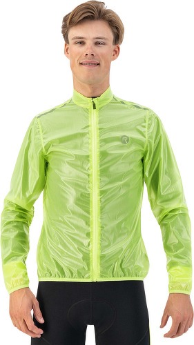 Rogelli-Veste Velo Manches Longues Pluie Vent Emergency - Homme - Jaune-2