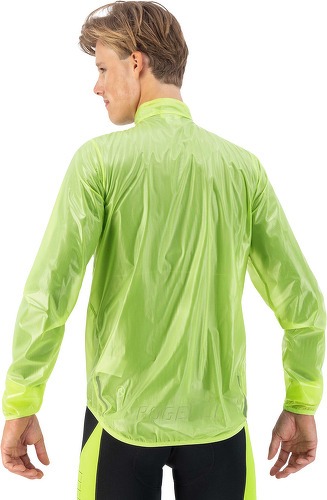 Rogelli-Veste Velo Manches Longues Pluie Vent Emergency - Homme - Jaune-3