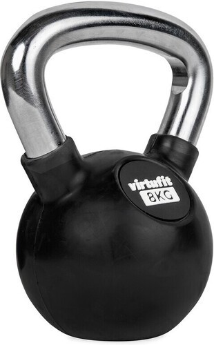 VirtuFit-Virtufit Kettlebell Rubber/Chroom 8 Kg-0