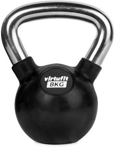 VirtuFit-Virtufit Kettlebell Rubber/Chroom 8 Kg-1