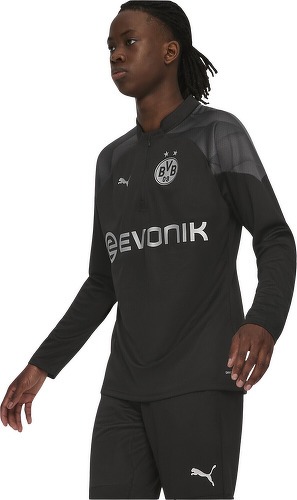 PUMA-Veste De Survêtement Training 1/4 Zip Avec Sponsor Borussia Dortmund 2023/24-2