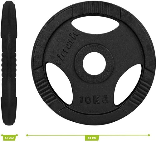 VirtuFit-Virtufit Olympische Gietijzeren Halterschijf 10 Kg-2