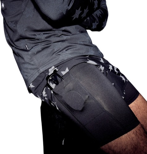Saysky-Star Reflective Pace 2 In 1 Shorts 5"-2