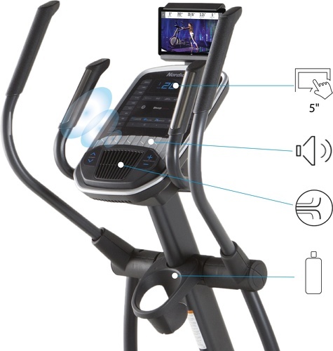 NORDICTRACK-New C7.5 Connecté Ifit / 22 Niveaux De Résistance / Inclinaison 20° - Vélo elliptique-1