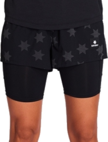 Saysky-W Star Reflective Pace 2-in-1 Shorts 3"-image-1
