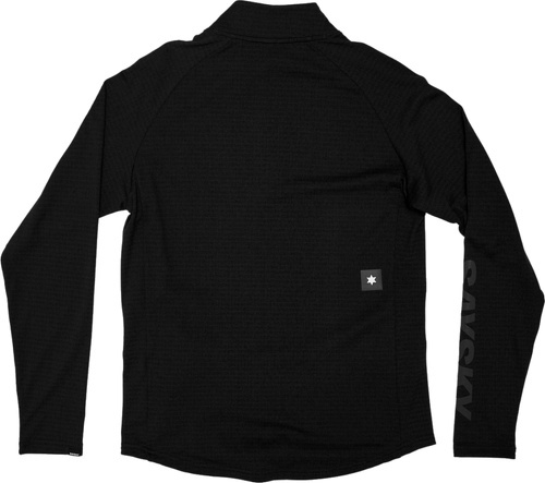 Saysky-Saysky Blaze Half Zip Light Weight Fleece Black-1