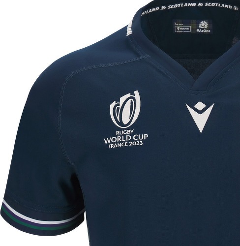MACRON-Maillot Ecosse Domicile Coupe Du Monde Rugby 2023-3