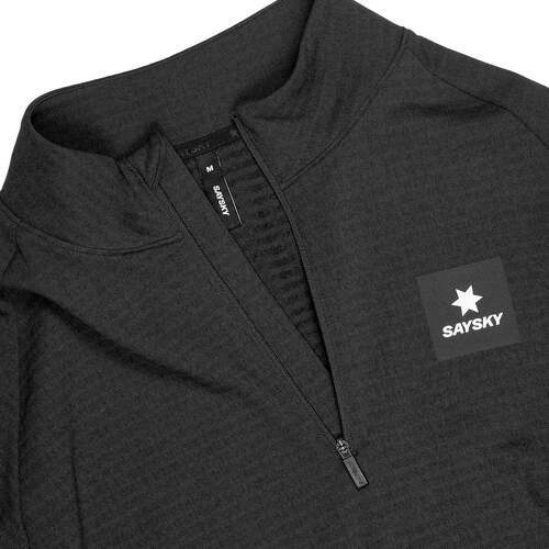 Saysky-Saysky Blaze Half Zip Light Weight Fleece Black-3