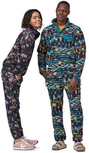 PATAGONIA-Pull Lightweight Synchilla Snap T Swirl Floral/Pitch Blue-2