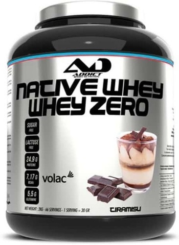 Addict Sport Nutrition-Native Whey Zero (2Kg) Tiramisu Whey Protéine Addict Sport Nutrition-0