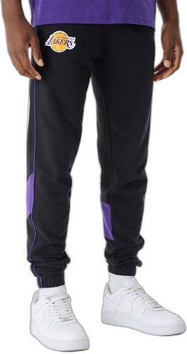 NEW ERA-Pantalon NBA Los Angeles Lakers New Era Colour Block Jogger Noir-image-1