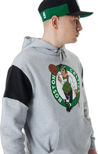 NEW ERA-Sweat À Capuche Nba Boston Celtics New Era Color Block Oversize-3