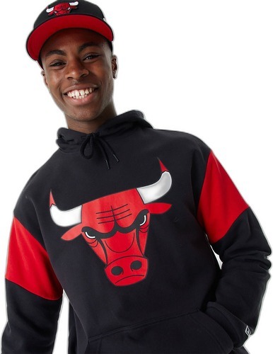 NEW ERA-Sweatshirt À Capuche Chicago Bulls Nba-1