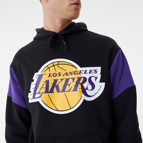 NEW ERA-Sweat À Capuche Nba Los Angeles Lakers New Era Color Block Oversize-3