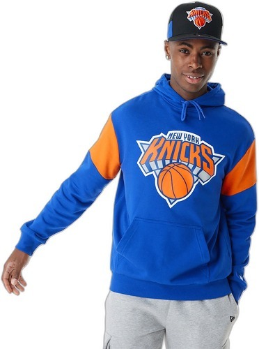 NEW ERA-Sweat À Capuche Nba New York Knicks New Era Colour Block Oversize-1