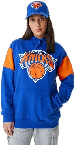 NEW ERA-Sweat À Capuche Nba New York Knicks New Era Colour Block Oversize-2