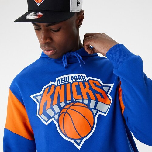 NEW ERA-Sweat À Capuche Nba New York Knicks New Era Colour Block Oversize-4