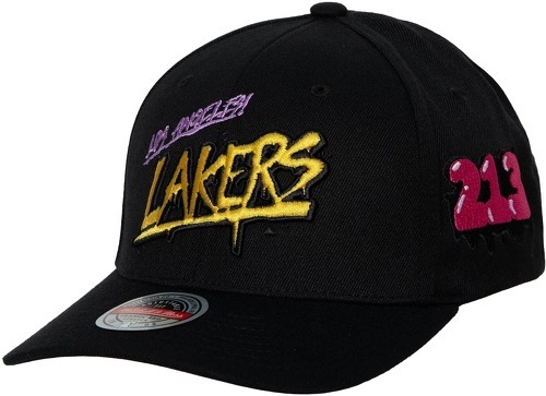 Mitchell & Ness-Casquette Los Angeles Lakers NBA Hwc Slap Sticker Classic-image-1