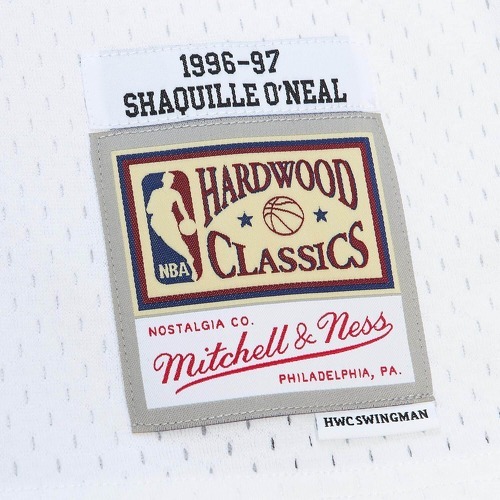 Mitchell & Ness-Maillot Los Angeles Lakers NBA Cracked Cement Swingman 1996 Shaquille O'neal-3